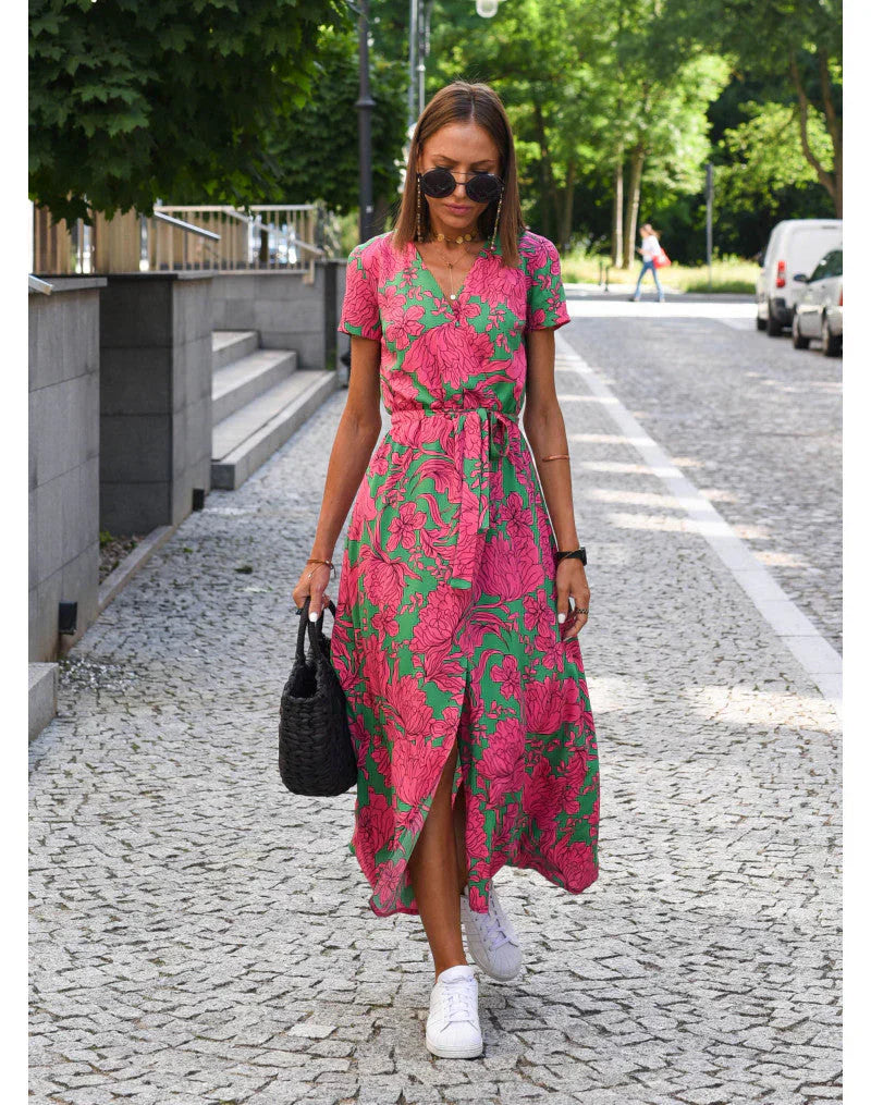 Suzanne™ — Elegante Jurk met V-hals