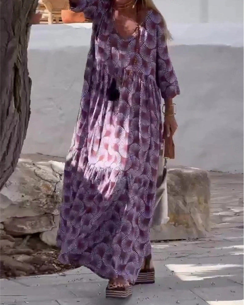Violette™ — Elegante Bohemian Maxi-jurk