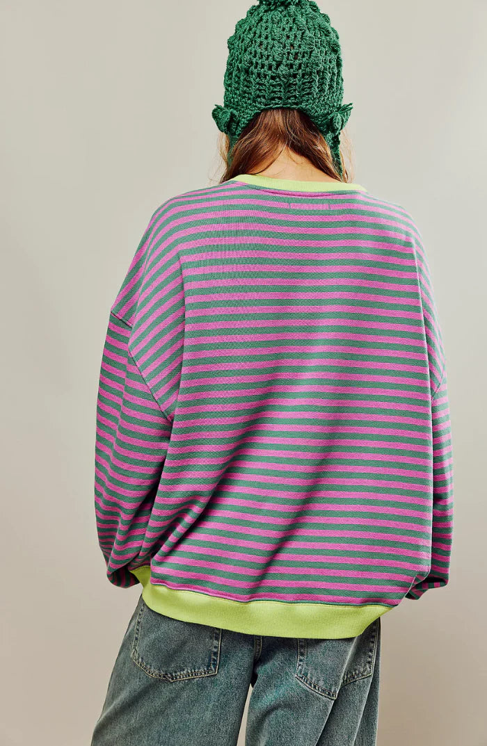 Mana™ — Gestreepte Oversized Trui
