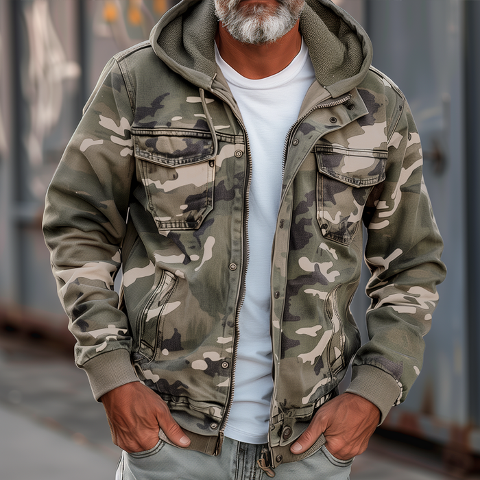 Sam™ — Jacket met Camouflagepatroon