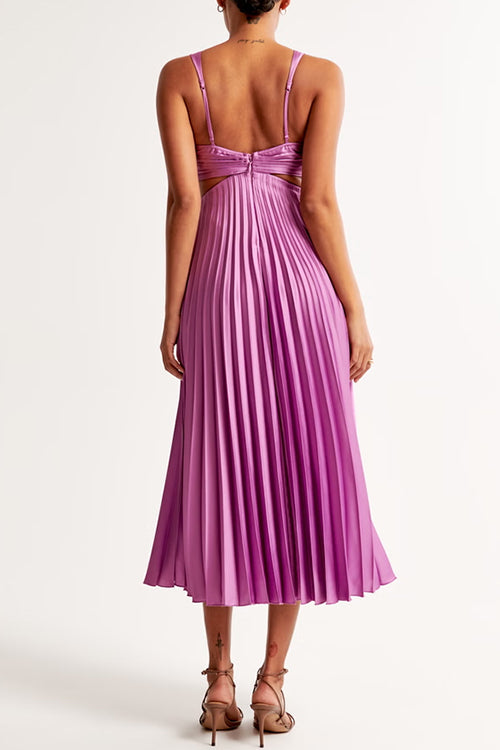 Elsa™ — Elegant Plissé Maxi jurk