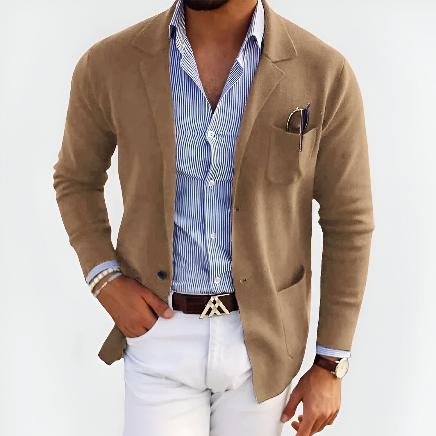 Andreas™ — Lichte en Elegante Jas voor Heren