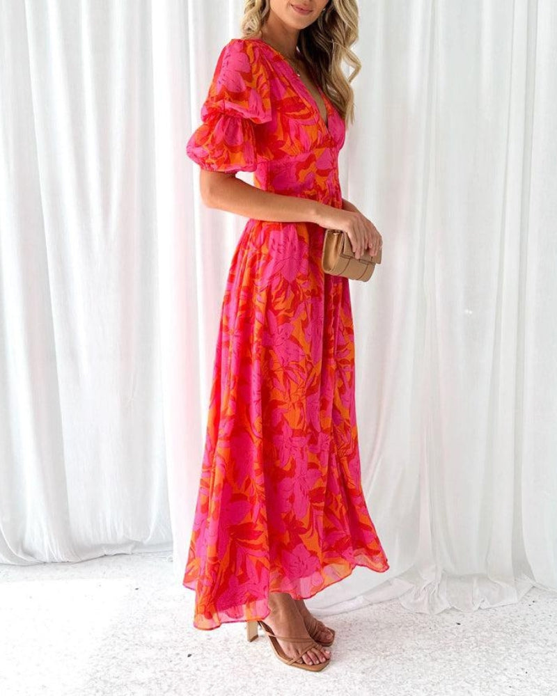 Fleur™ — Elegante Maxi-Jurk