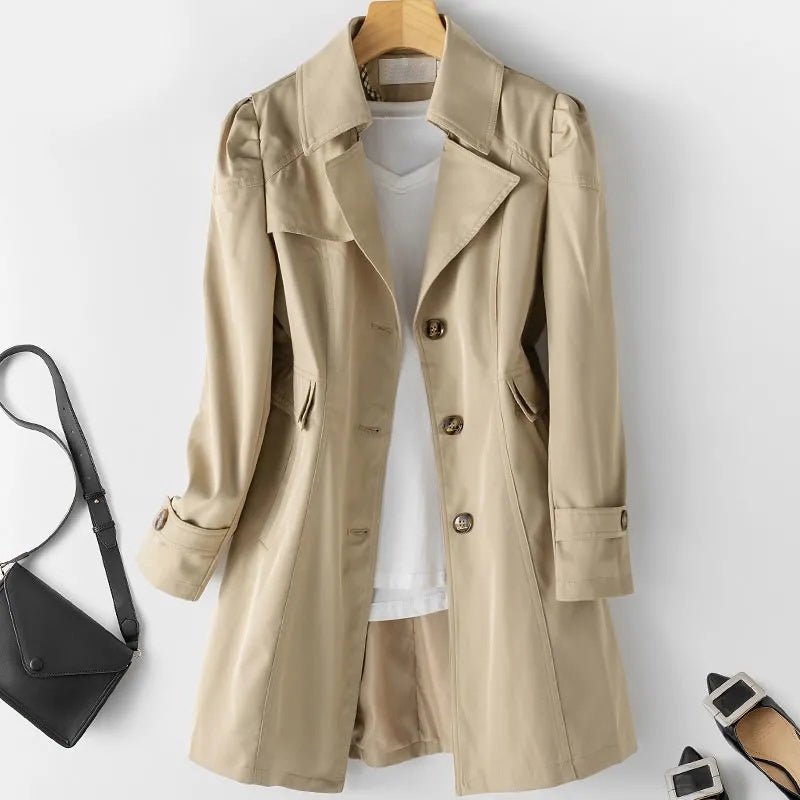 FLORINE™ — Elegante Franse Trenchcoat