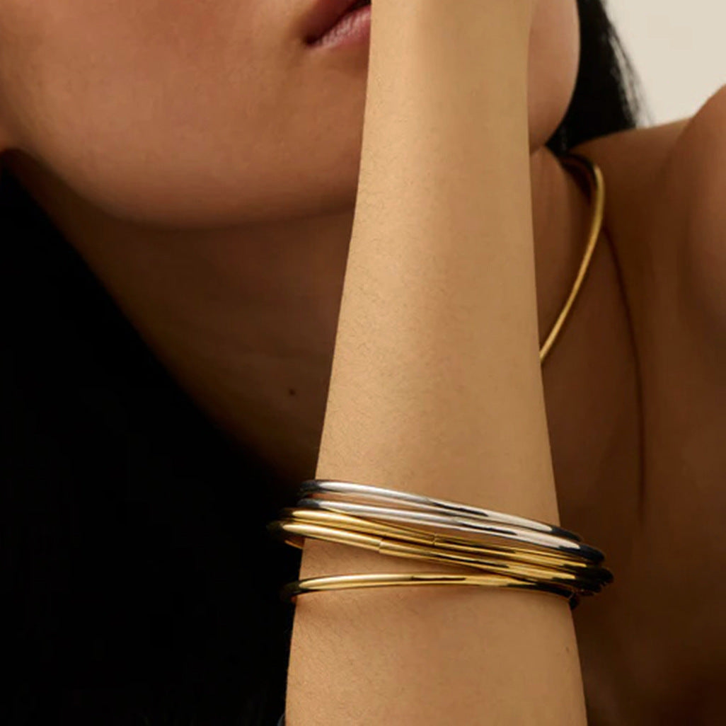 Shannon™ — Goudkleurige Armbanden Set