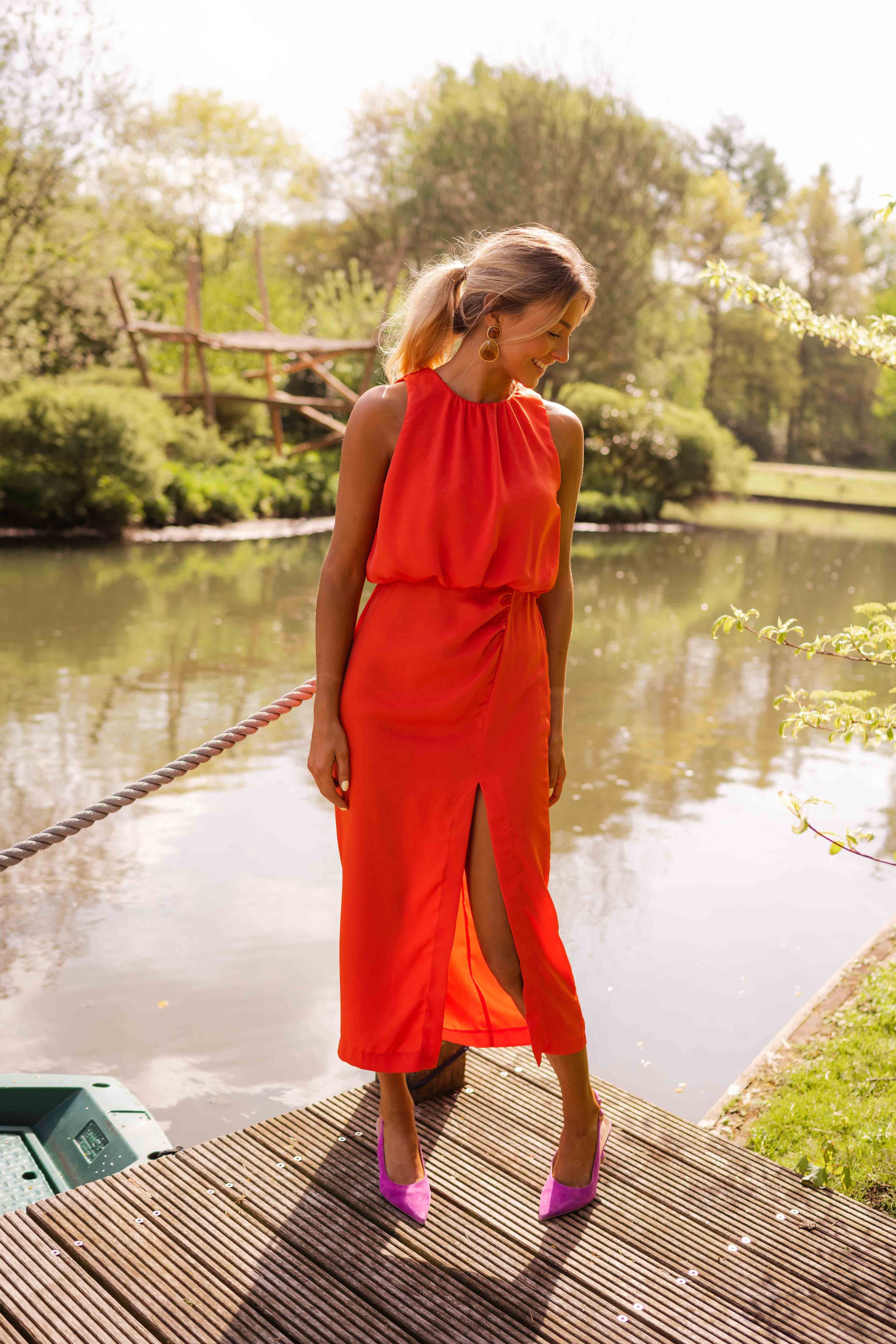 Leonie™ — Zomers Midi Jurkje