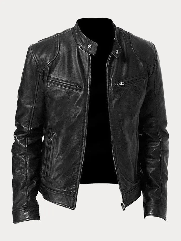 Tobias™ — Casual leren jack