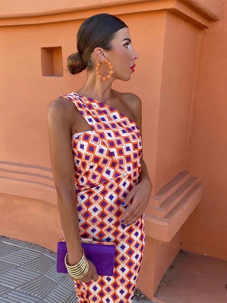 Irmgardi - Elegante Midi Jurk
