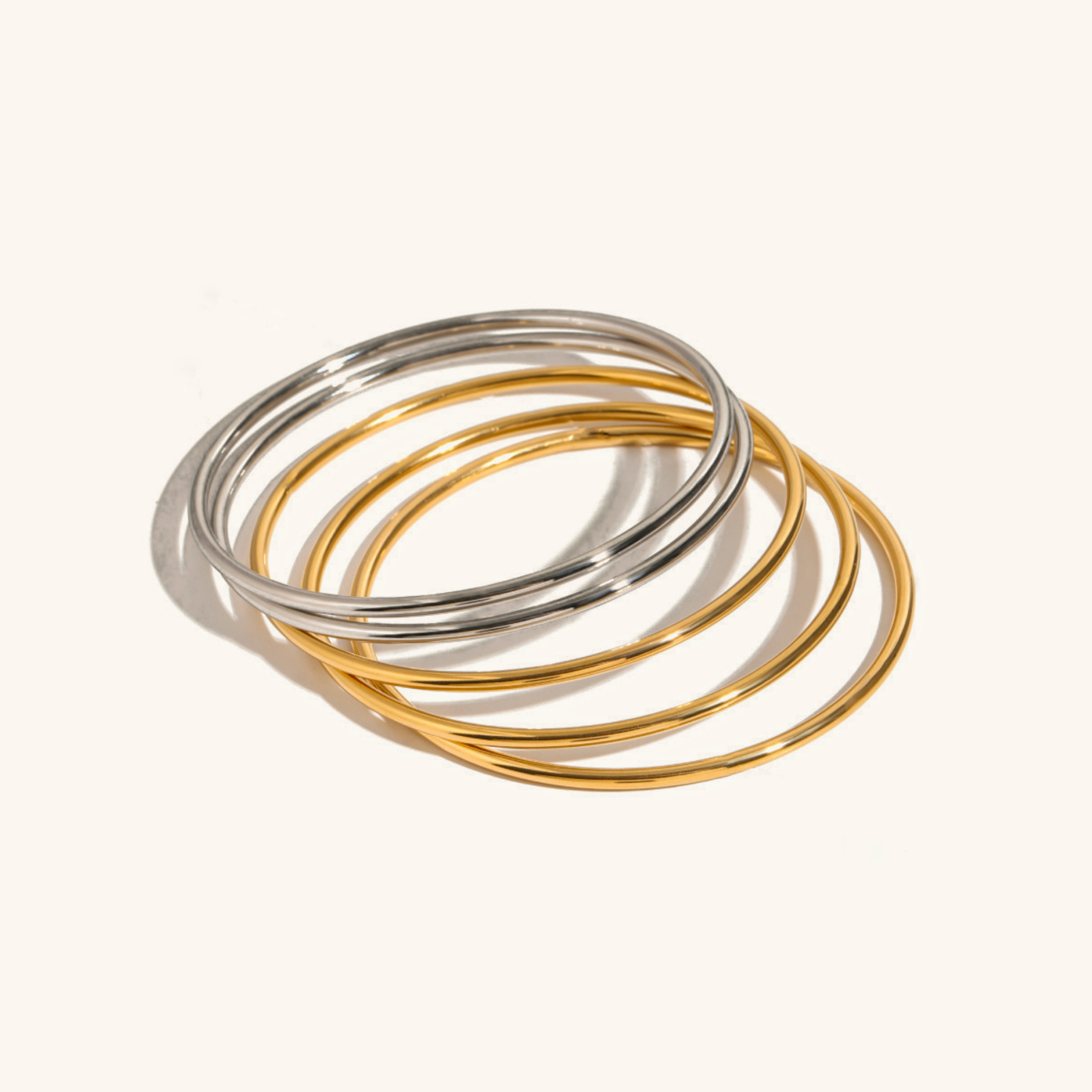 Shannon™ — Goudkleurige Armbanden Set