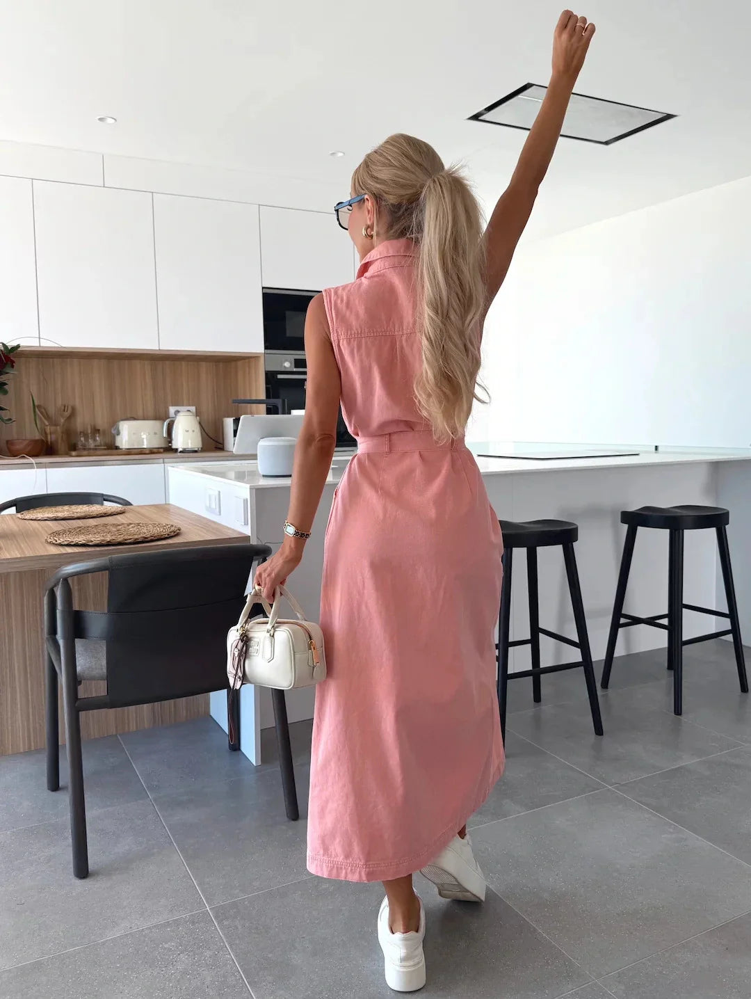 Louise™ — Maxi Denim Jurk