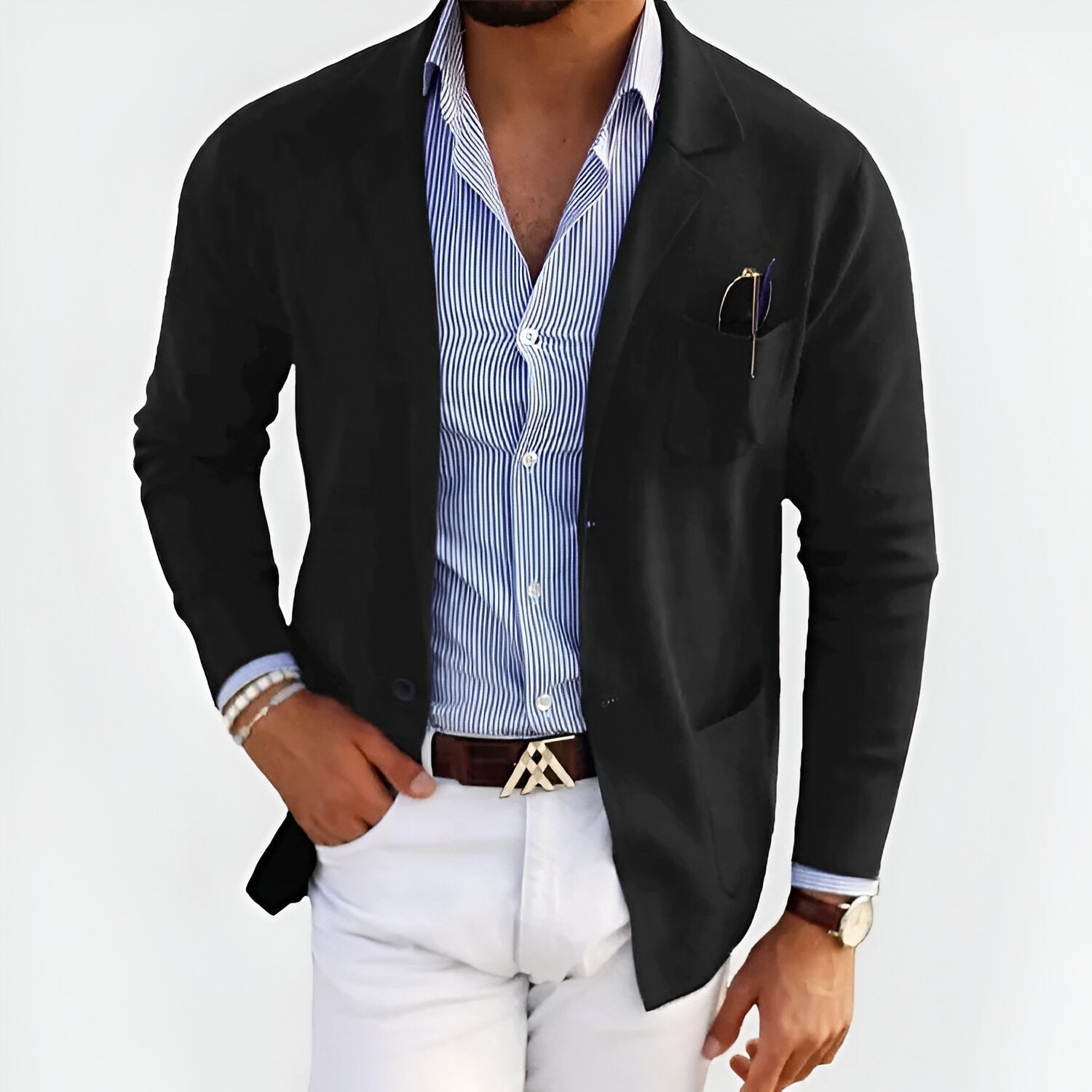 Andreas™ — Lichte en Elegante Jas voor Heren