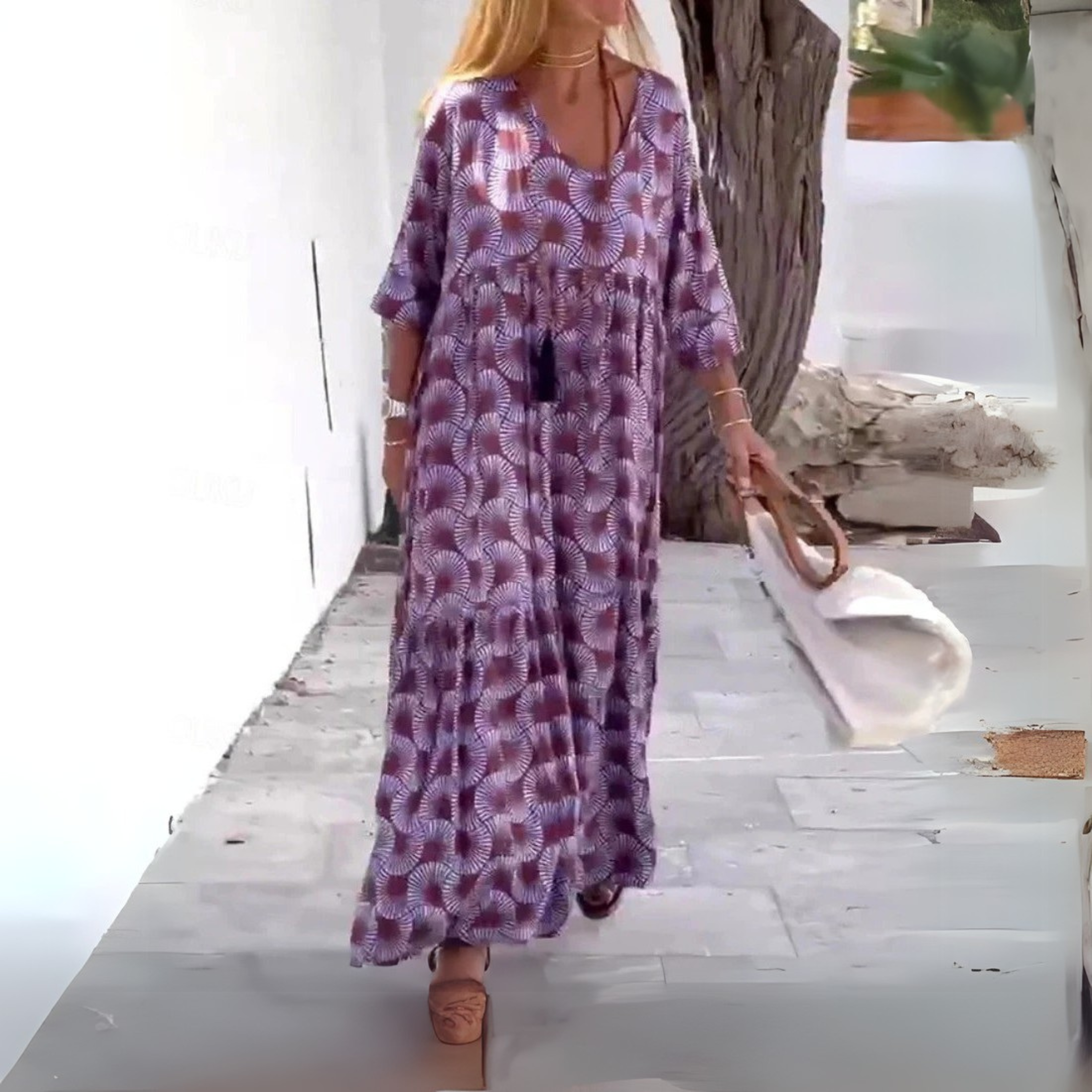 Violette™ — Elegante Bohemian Maxi-jurk