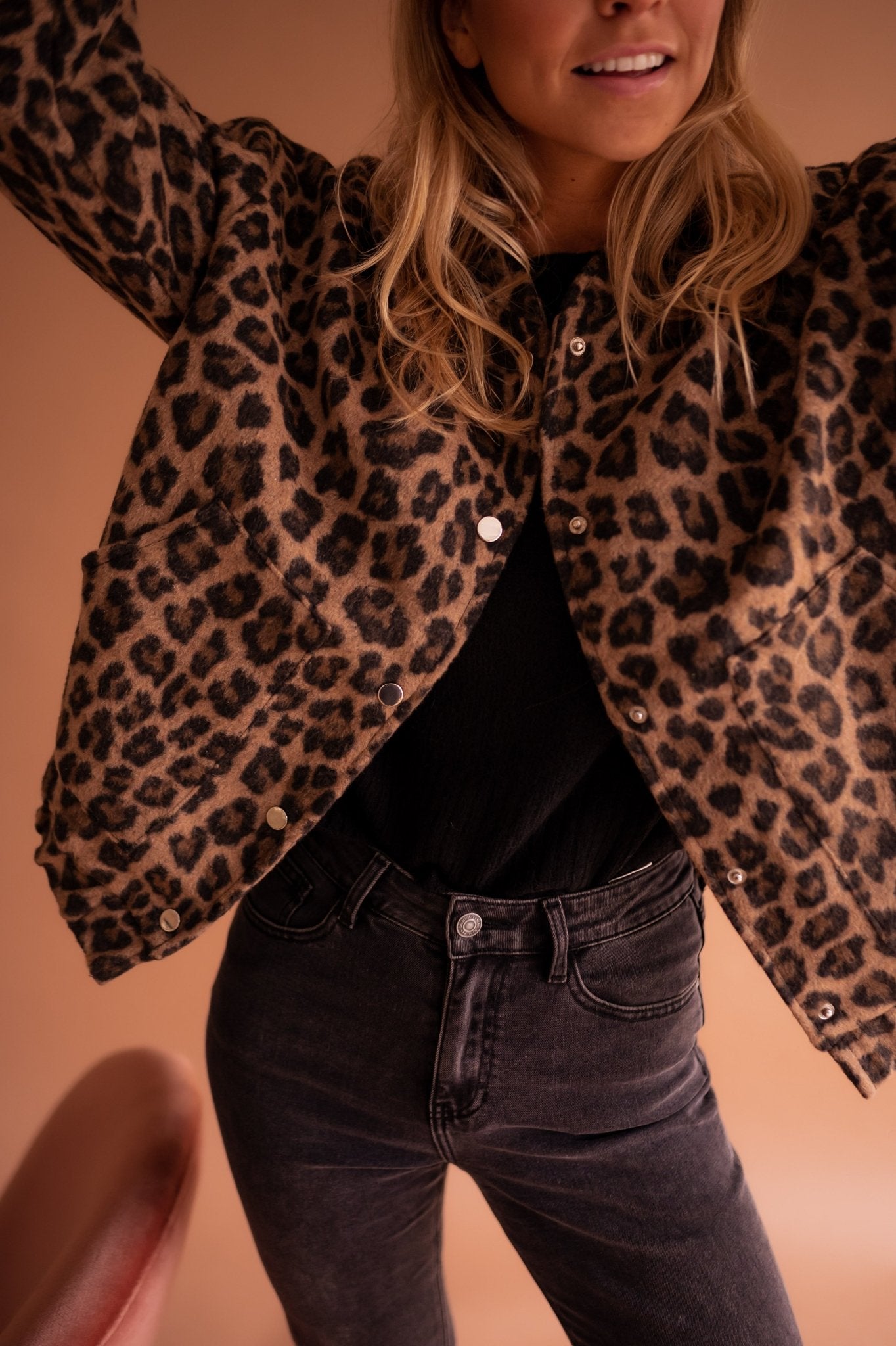Luna™ — Trendy Jasje met Luipaardprint