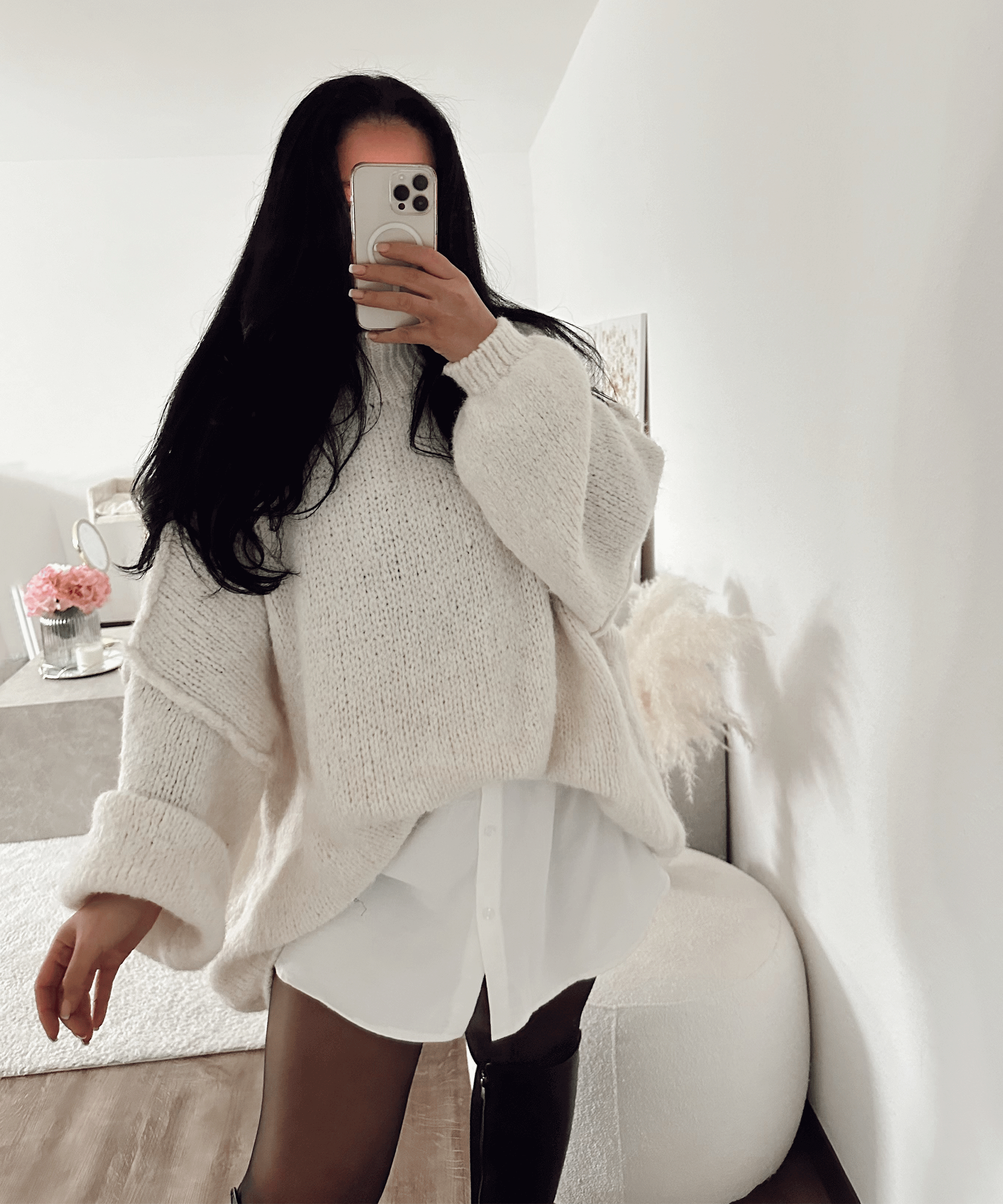 Skylar™ — Relaxte Los Gebreide Trui